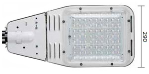 Габаритные размеры светодиодного консольного светильника GALAD Победа LED