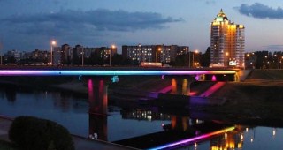 светодиодная подсветка моста