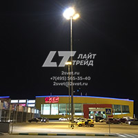 освещение парковки перед тц