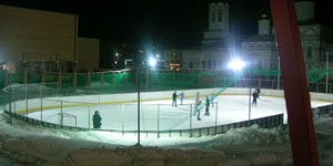 освещение хоккейной коробки