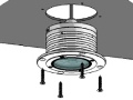 Схема установки светодиодного светильникаIntiSPOT