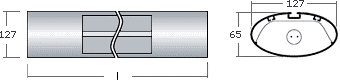 габратиные размеры светильника BS-1xx 