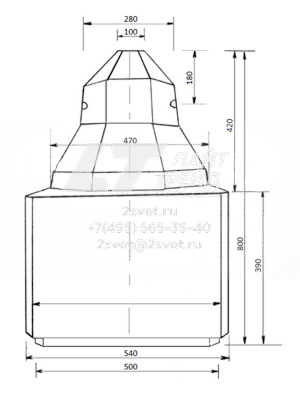 схема цоколя Ц-700А