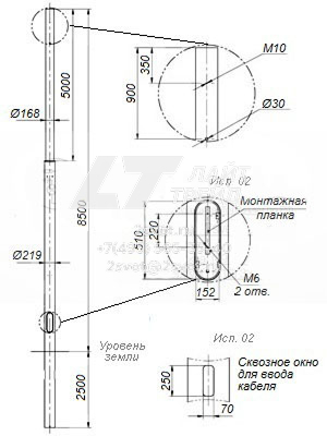 Опора СП-400-8,5-11