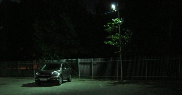 освещение парковки прожектором tempo2